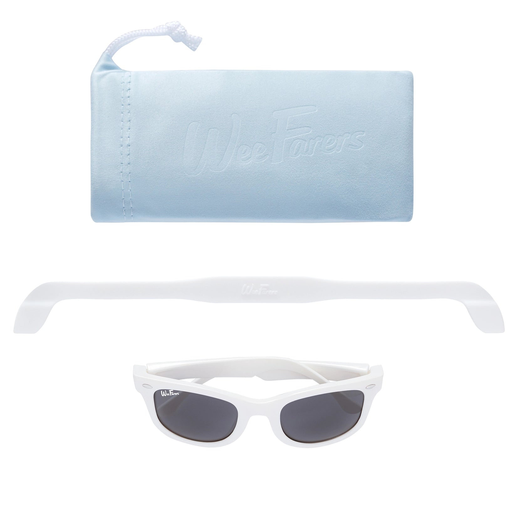 WeeFarers Polarized Sunglasses - White