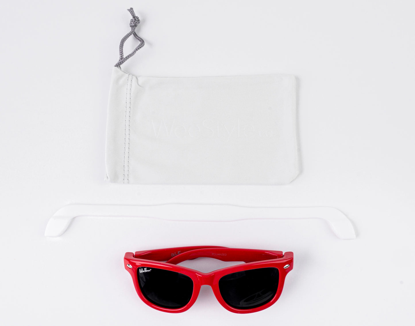 WeeFarers Polarized Sunglasses - Popsicle Red