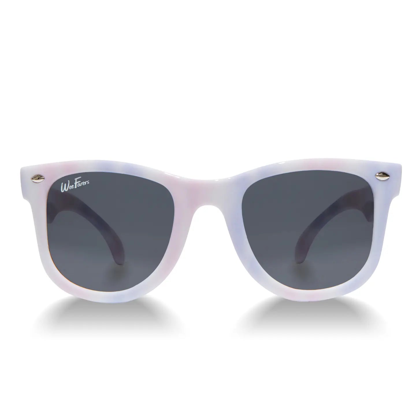 WeeFarers Polarized Sunglasses - Tie Dye Pink-Purple