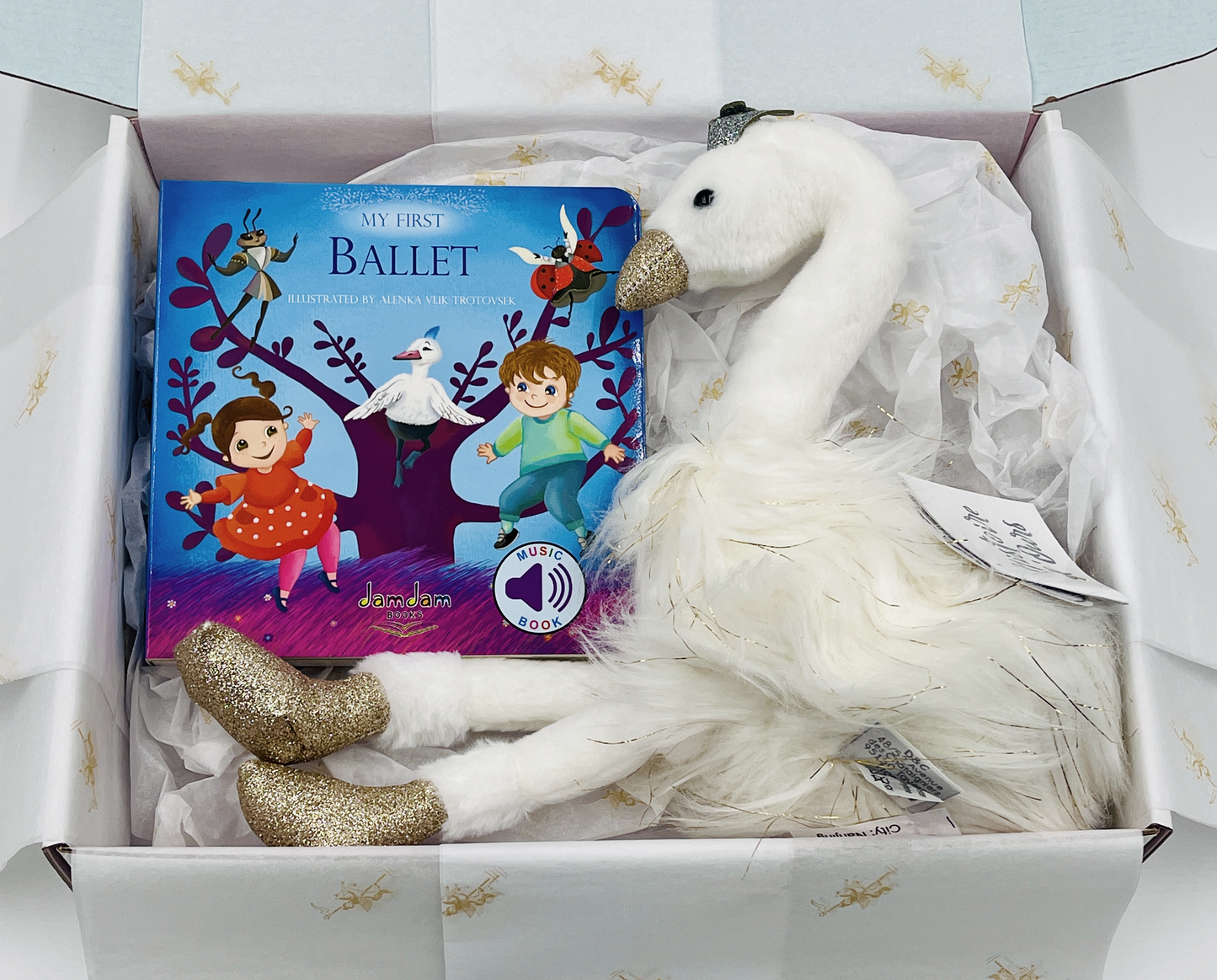 My First Ballet Book and Swan Plush Toy