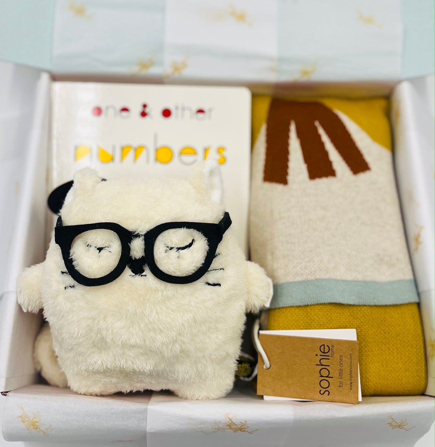 One & Other Numbers Book, Ricemono Plush Toy and Pear Blanket