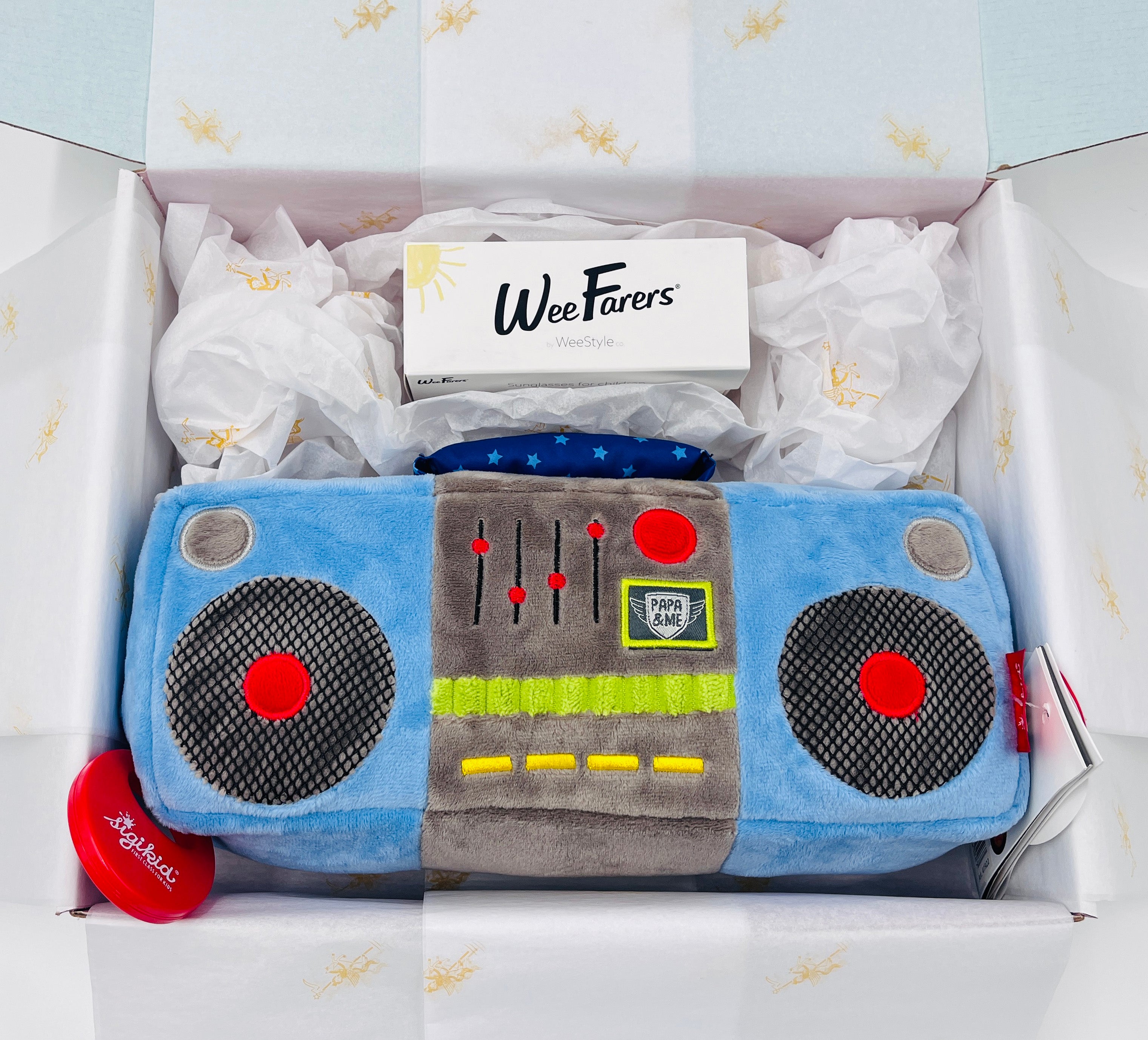 Boombox Musical Toy and WeeFarers Sunglasses