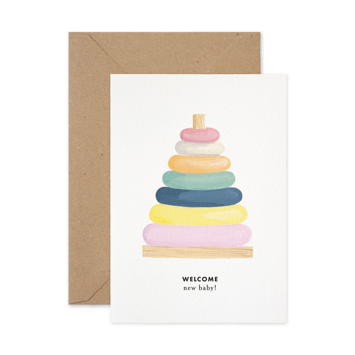 Watercolor Baby Shower Card Bundle 1