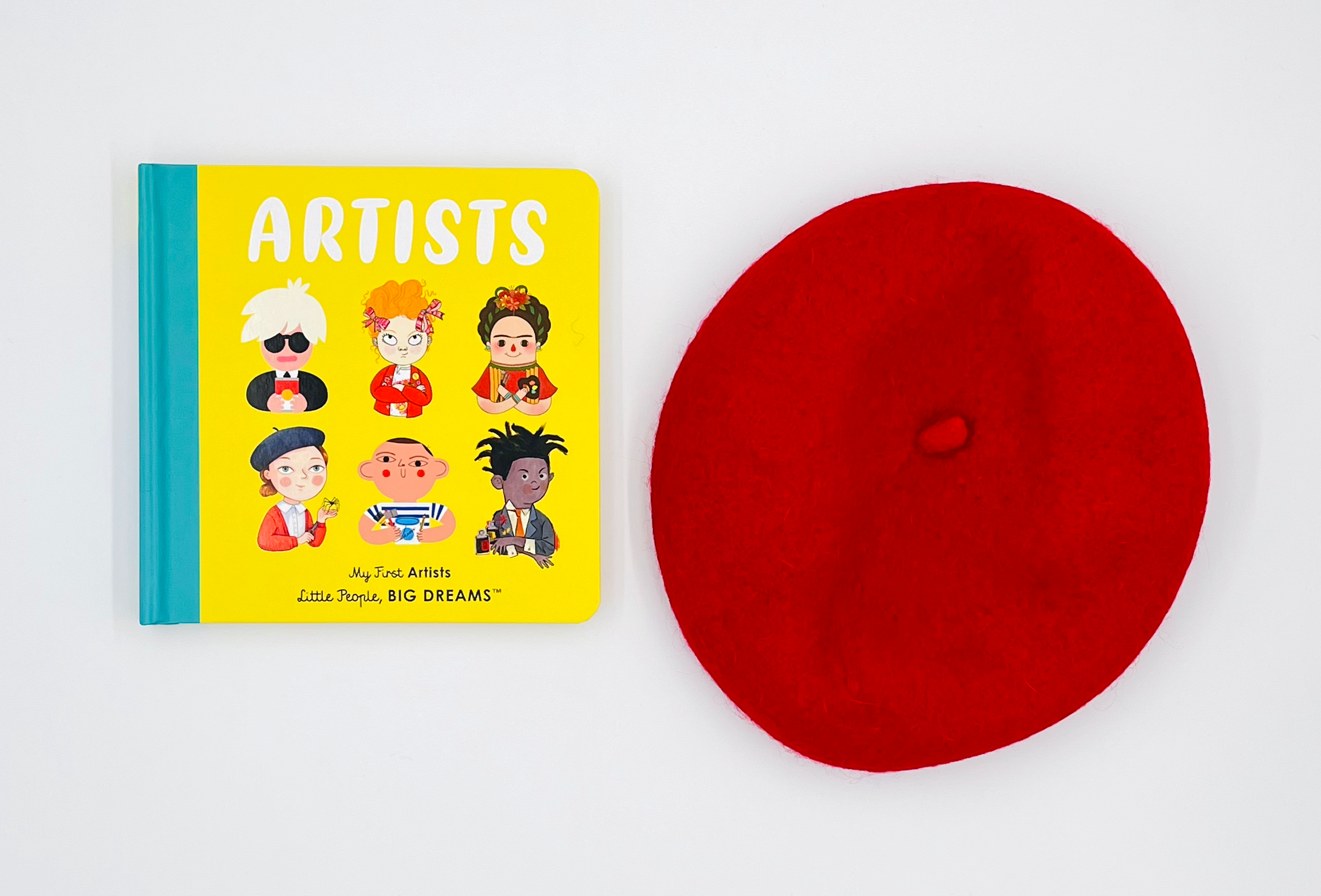 Artists Book and Red Beret