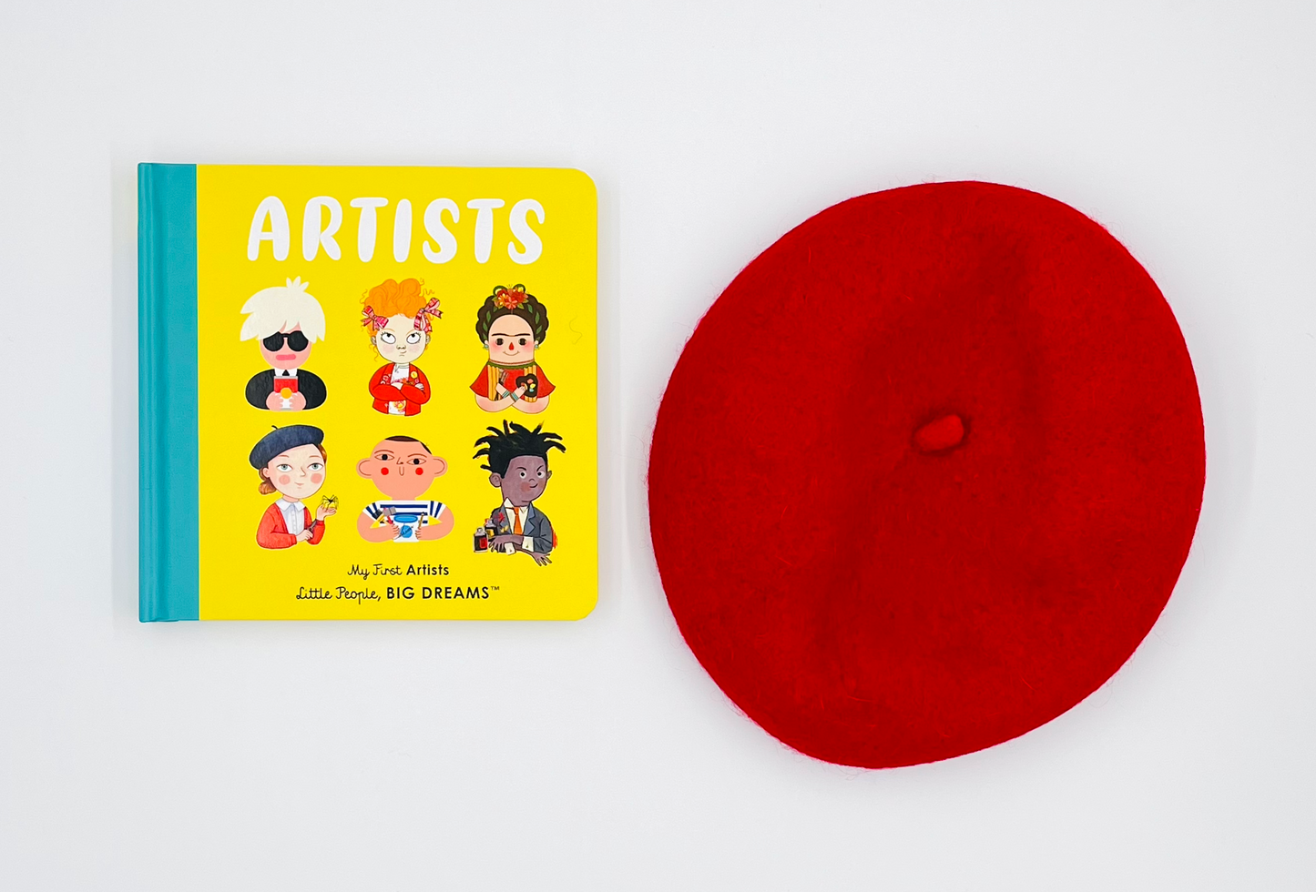 Artists Book and Red Beret