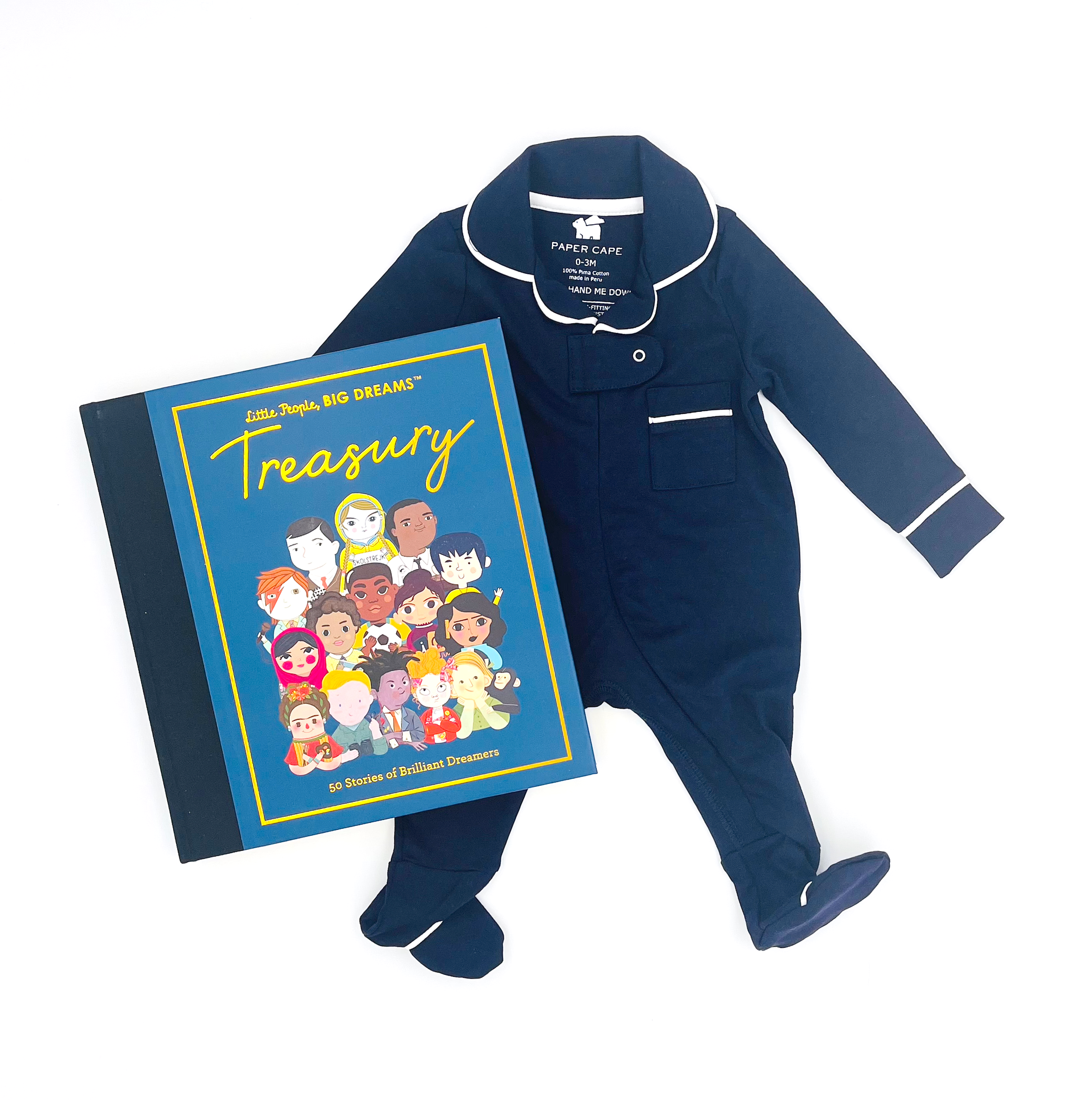 Treasury Book and Navy Pajamas