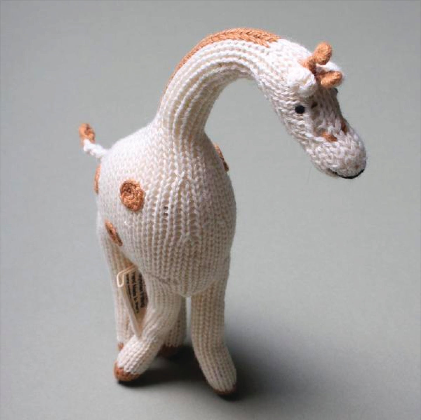 Knitted Giraffe Rattle