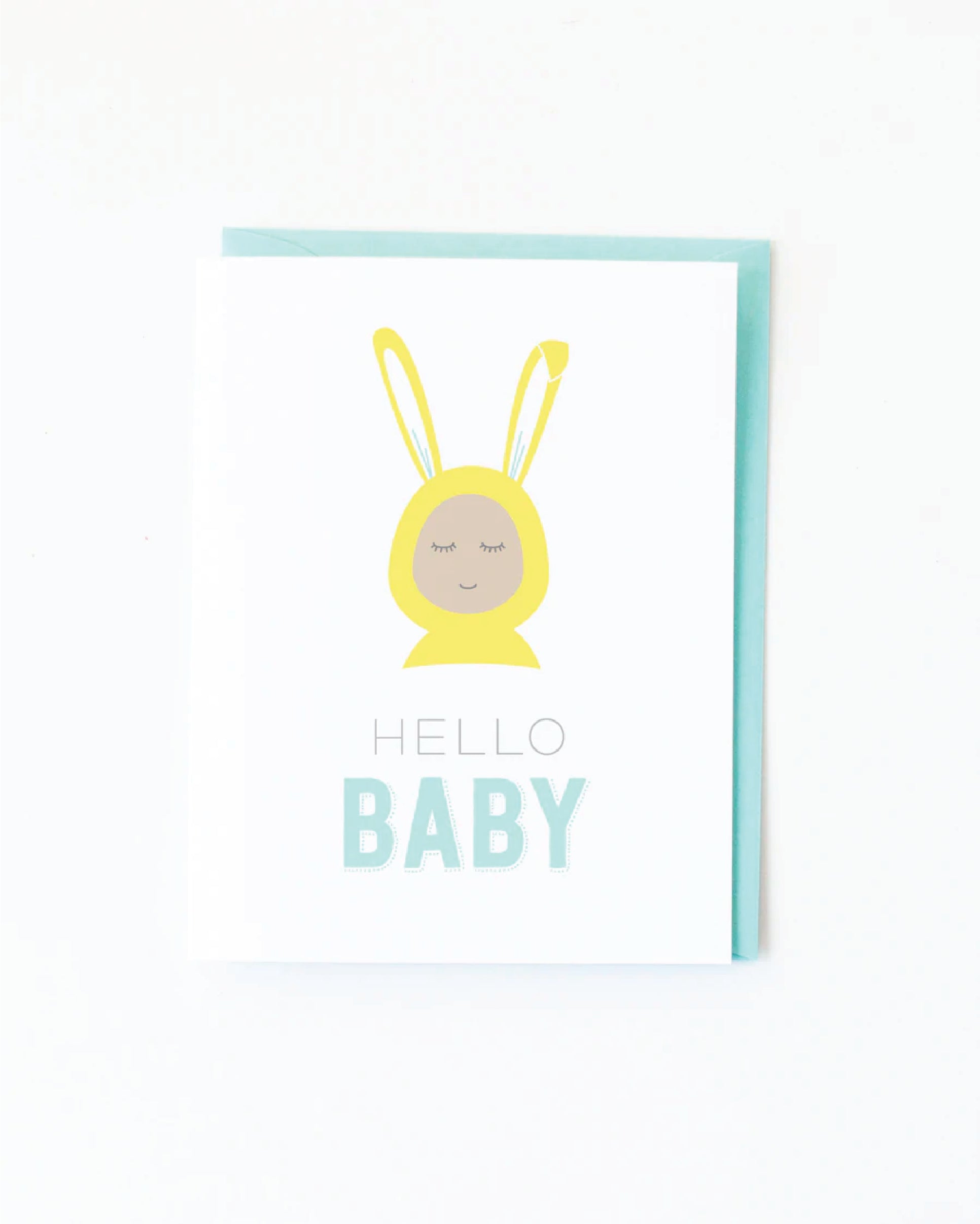 Hello Baby Bunny card