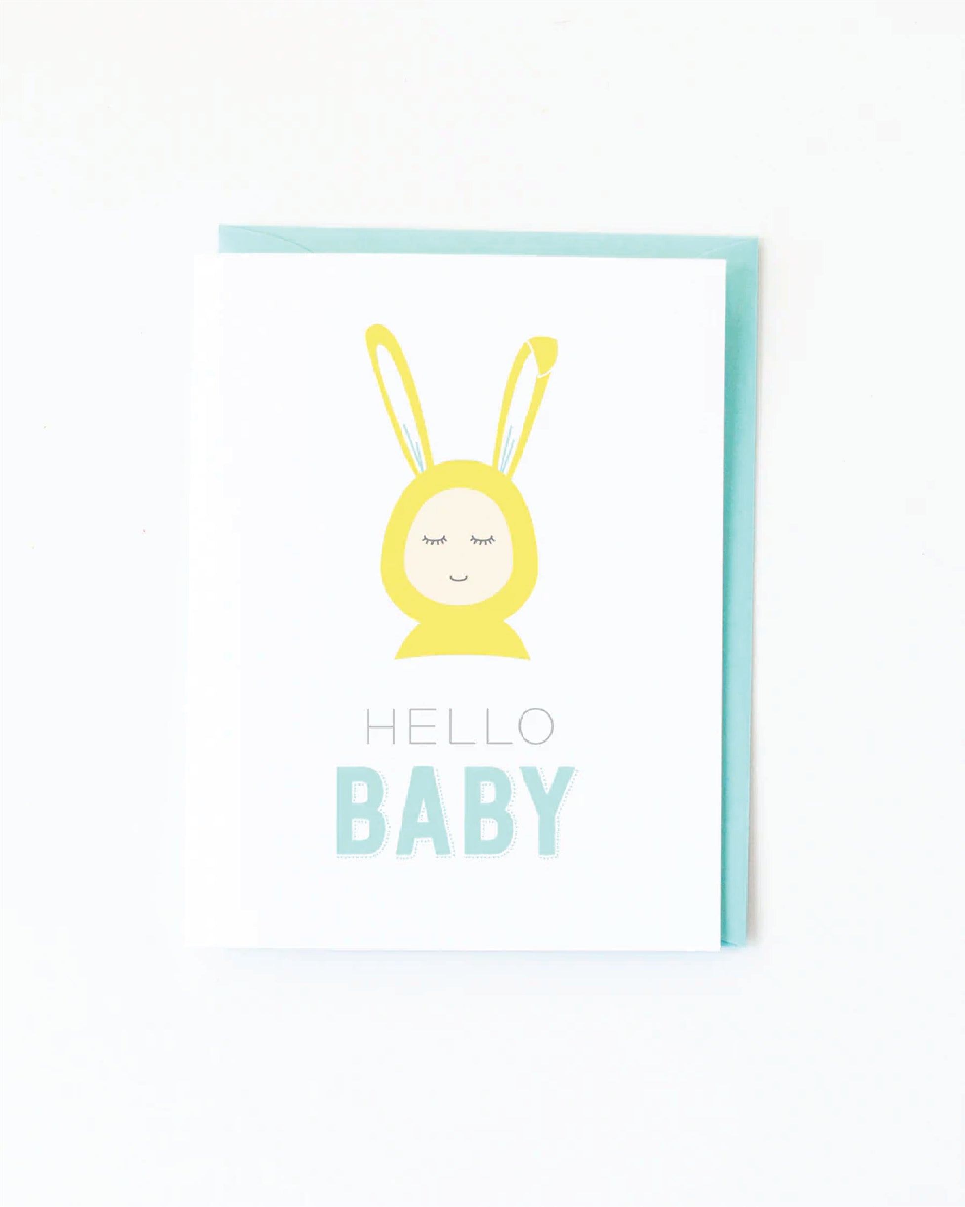 Hello Baby Bunny card