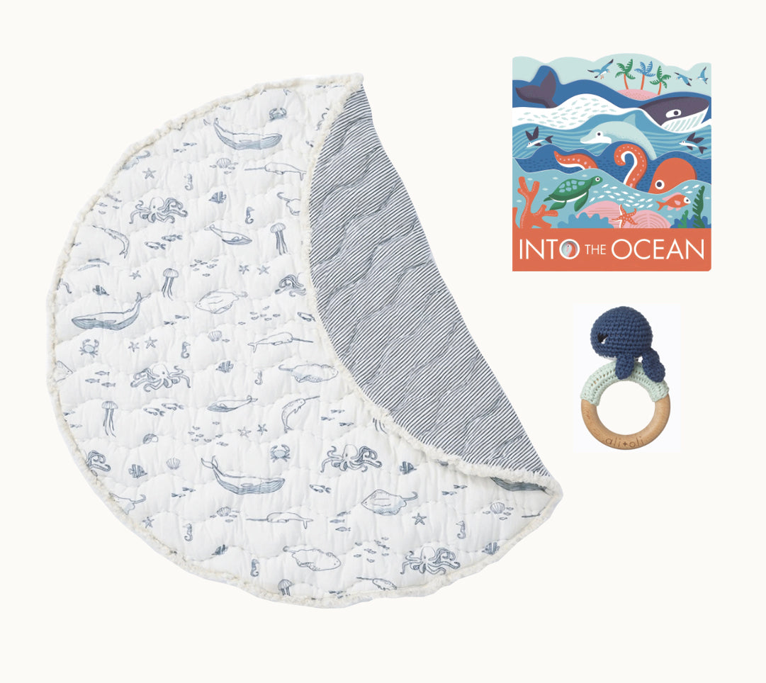 Into the Ocean, Whale Rattle and Life Aquatic Play Mat