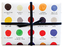 Right Hand On Red Gift Wrap