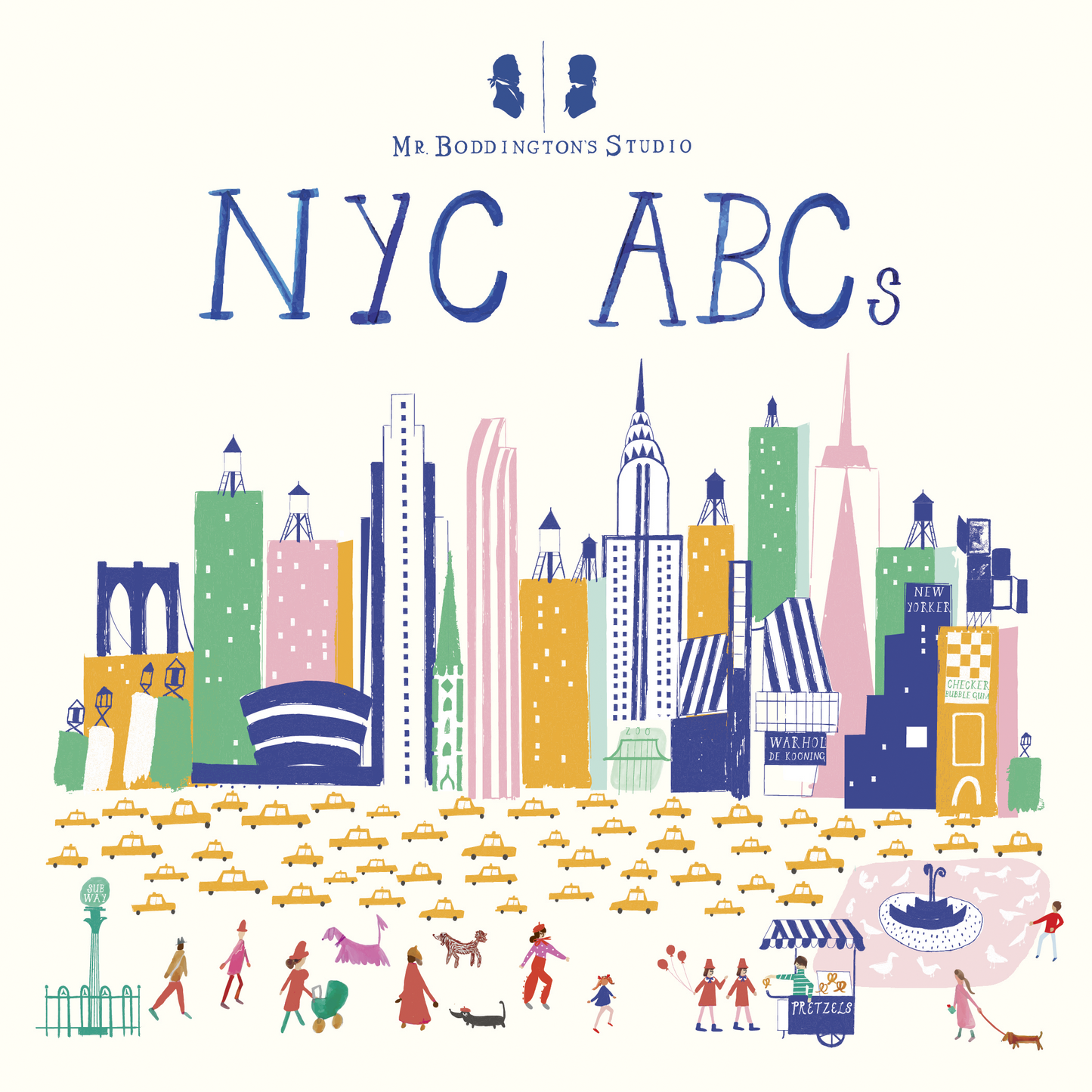 NYC ABC Book with New York Blanket and T-Strap Shoes