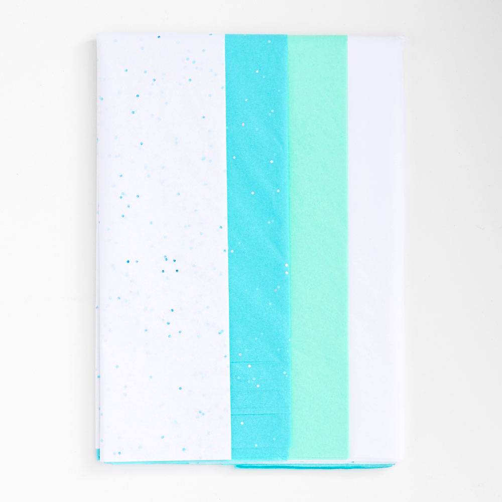 Blue Sparkle Tissue Paper Set