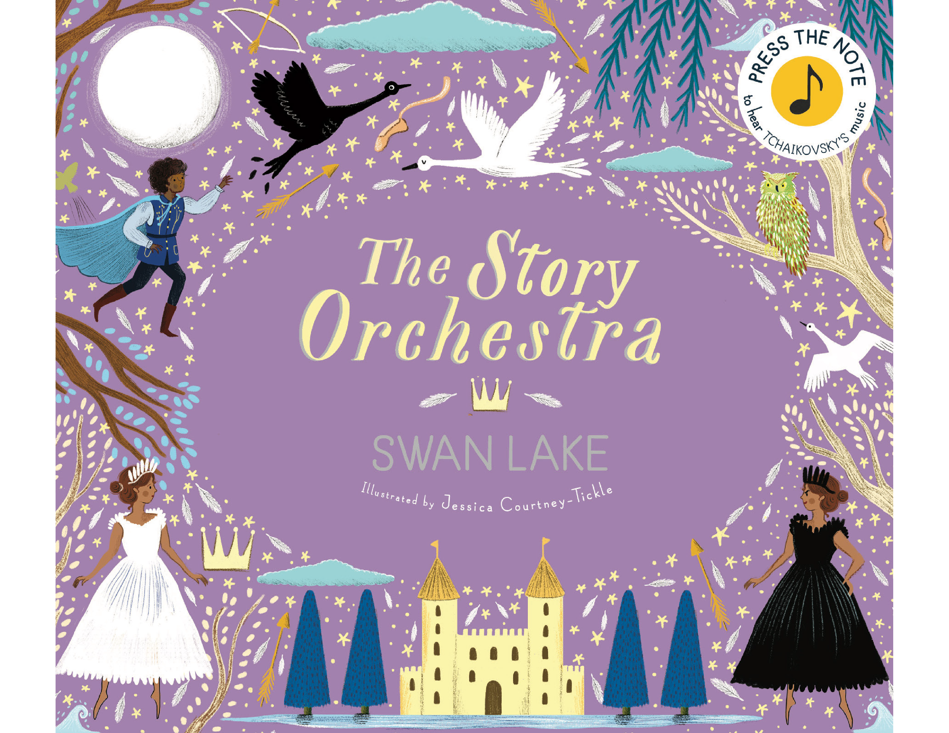 The Story Orchestra: Swan Lake Book, Knitted Crown and Charly Duck Stuffed Animal