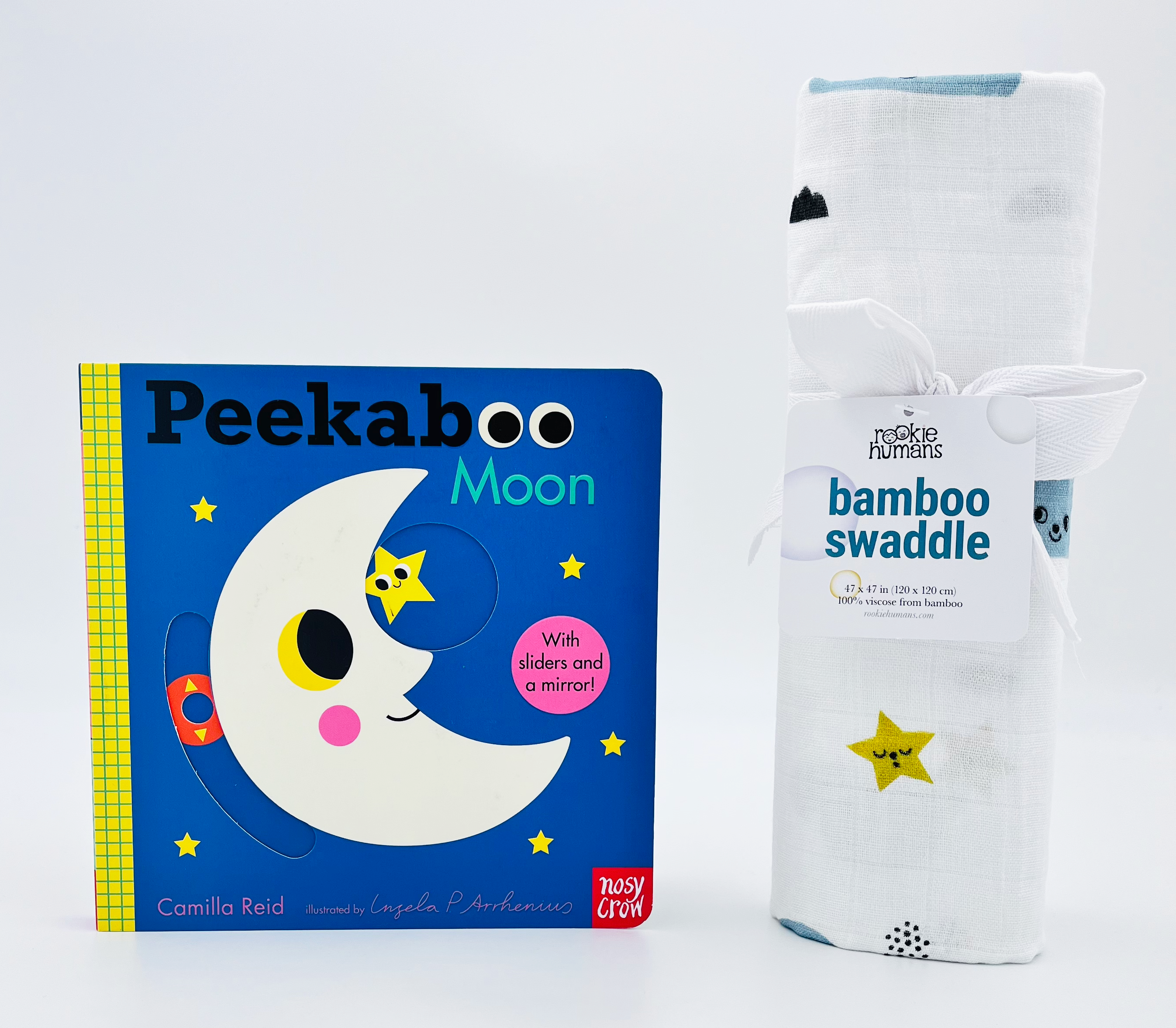 Peekaboo Moon, and Moon & Stars Swaddle