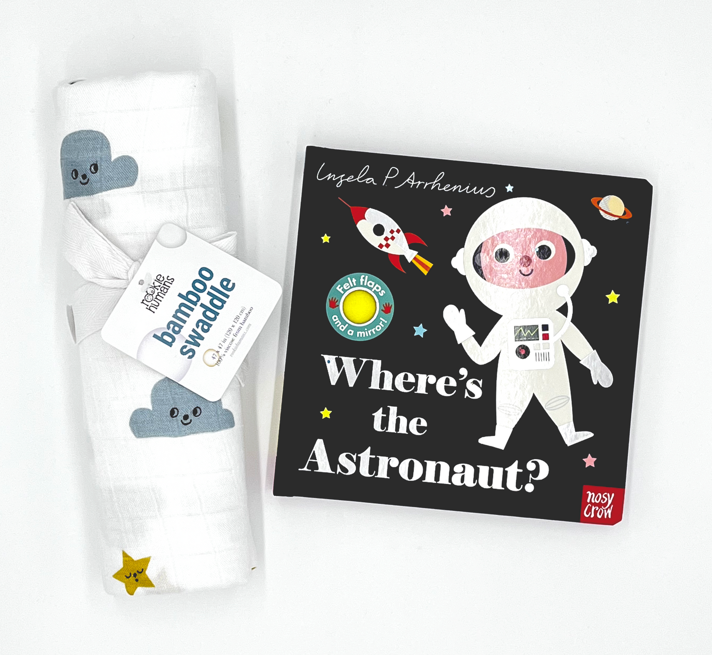 Where's the Astronaut and Moon & Stars Bamboo Swaddle