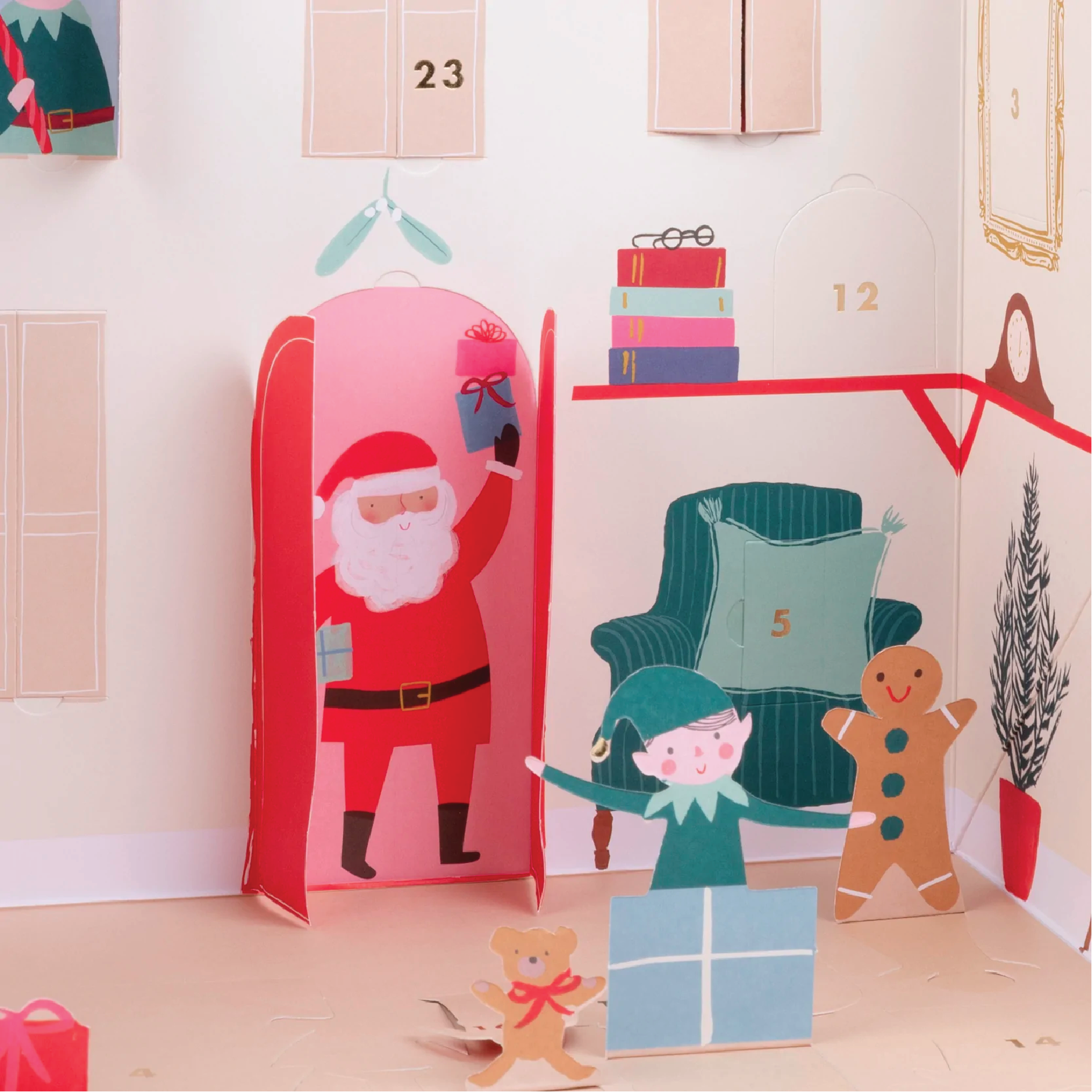 Santa's House Pop Up Advent Calendar