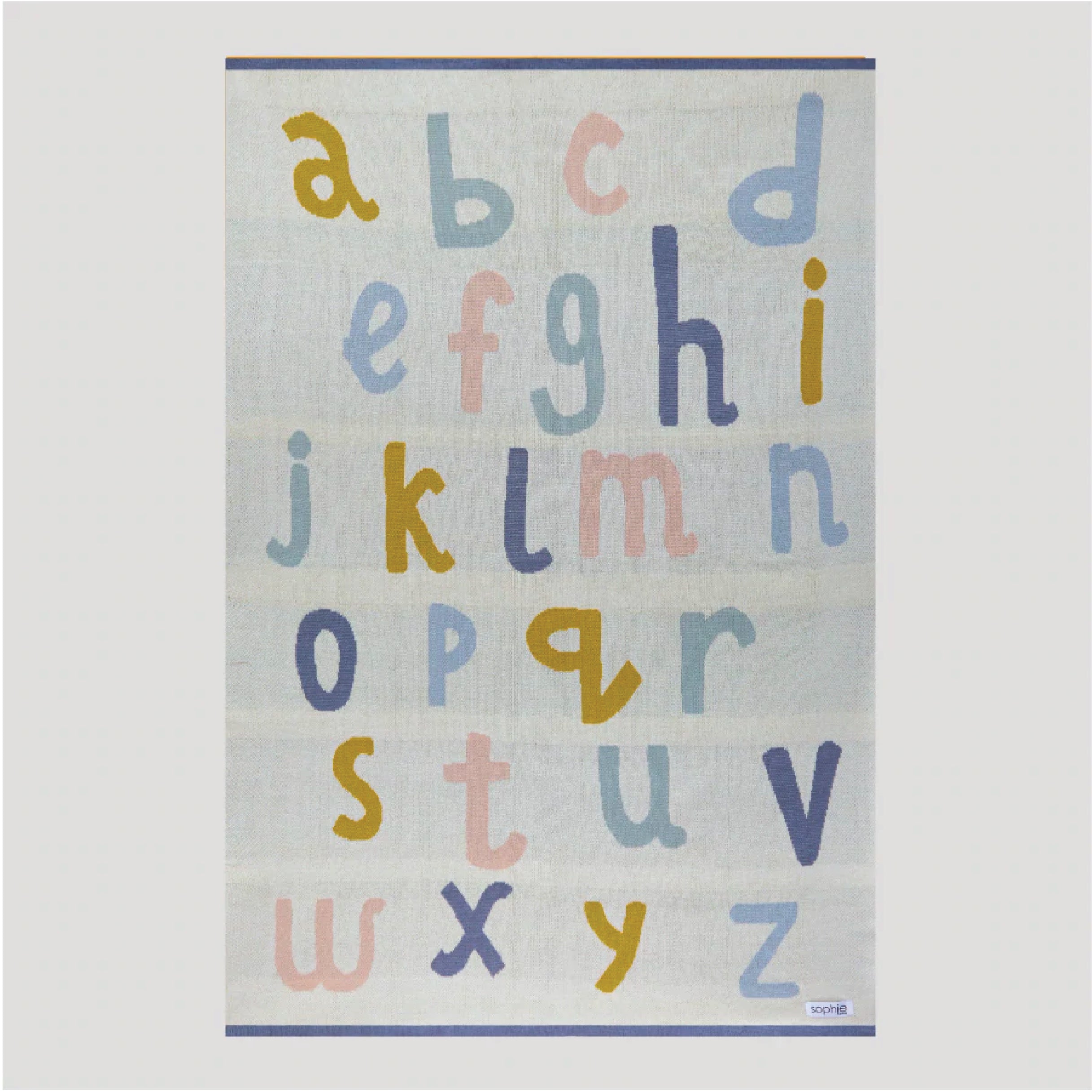 Alphabet Baby Blanket