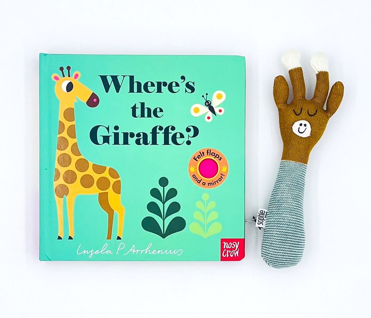 Where's the Giraffe and Giraffe Rattle