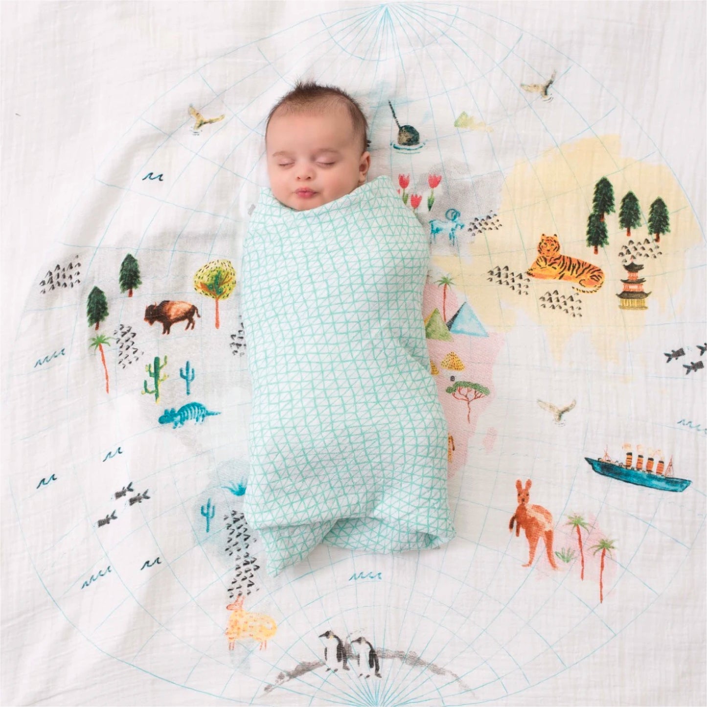 Our World, Lila and Around the World Swaddle